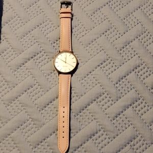 Pink and Rose Gold Watch